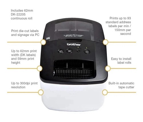 Brother 700 label printer - label,