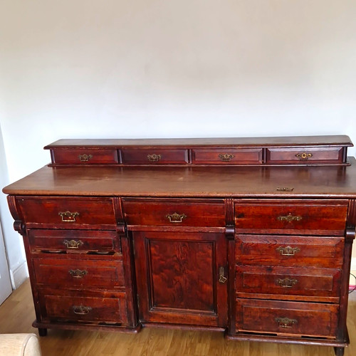 Antique mahogany desk - antique,