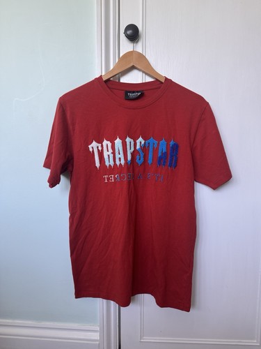 Trapstar red graphic shirt - red,