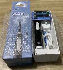 NEW Oral-B SERIES 1 Rechargeable Black Electric Toothbrush c/w EXTRA BRUSHHEAD