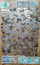 Foreign Coins and Notes Collection - From 1871 Onwards - Bulk Job Lot - UNSORTED