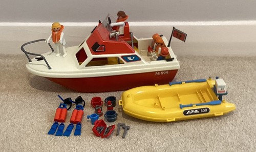 Playmobile pleasure boat cabin - boat,