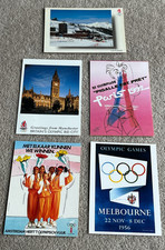 5 Olympic Games Postcards