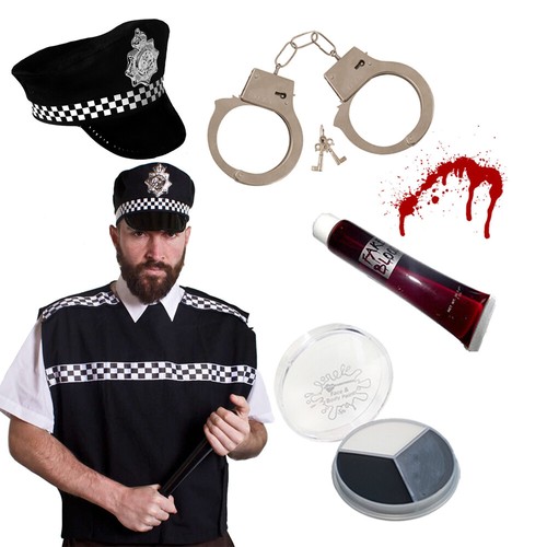 Adults zombie policeman - zombie,