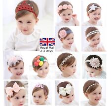 Baby Girls Bow Floral Crown Headband Alice Hair band Head Elastic Cute Kids