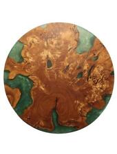 Olive Root Wood Epoxy Coffee Table | Wall Clock | Decor 49.5Cm #E3