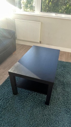 Ikea black coffee table - ikea,