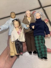 Vintage Dolls House Family