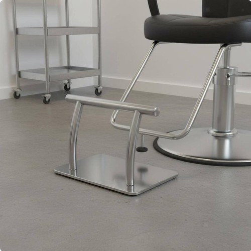 Stainless steel footrest - , with