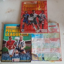 3 x Merlin's Premier League sticker albums all roughly 60 percent complete 