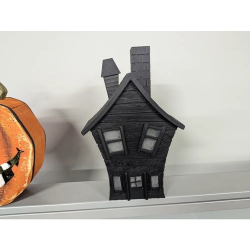 Haunted house with - house,