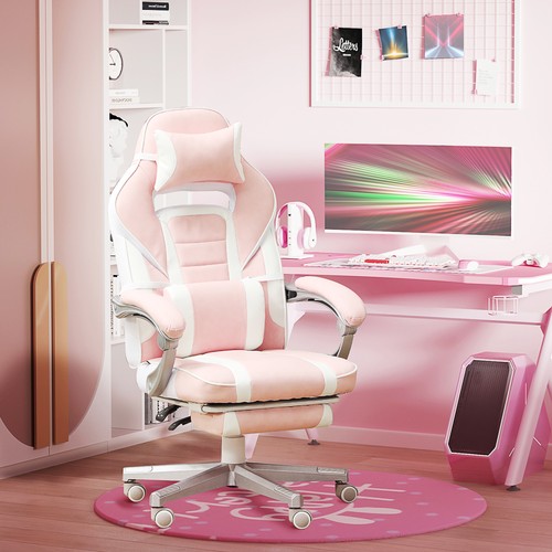 Leather gaming chair with - pu,