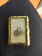 Small Victoria Vesta Tin About 1.5 Inches High, Desent condition