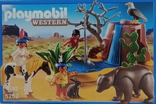 Playmobil Western 5252 Native American Children 100% Complete Boxed Unopened Bag
