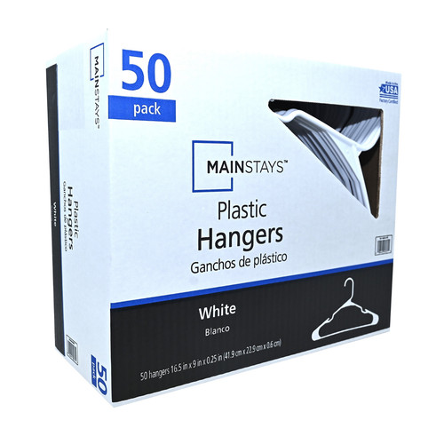 Plastic clothes hangers 50 - plastic,