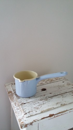 Riess enamelware milk - enamelware,