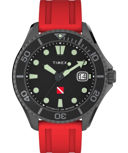 Timex red mens analogue - analogue, watch