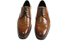 John White Men's Brown UK 6 Leather Oxford Dress Shoes