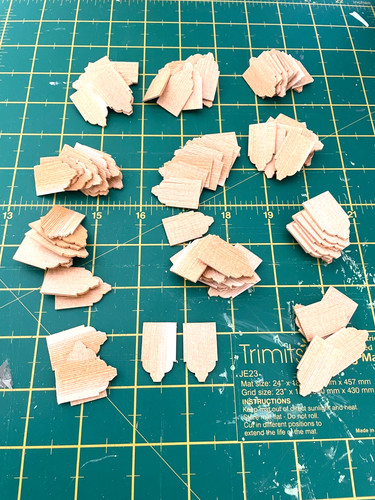 Dolls house roof - roof, 100