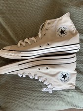 Converse Hi Tops UK 10 Pale