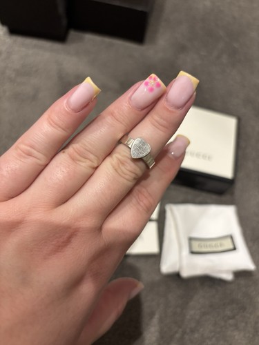 Gucci heart ring - size, 13