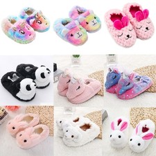 Girls Winter Unicorn Slippers