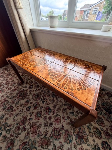 Mid century tiled top - mid, coffee