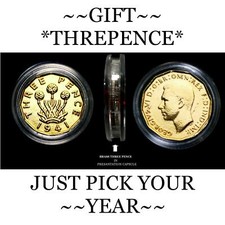 OLD THREEPENCE COIN 1937-1967
