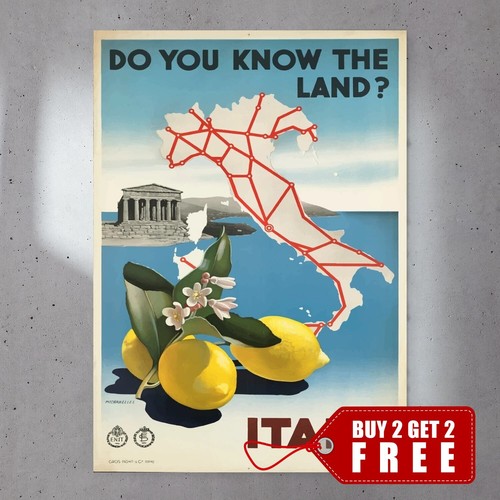 Italy map vintage - italy, a4