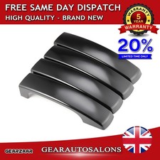 4Pcs Black Gloss Door Handle Covers Fits Range Rover Discovery 3 4 Freelander 2