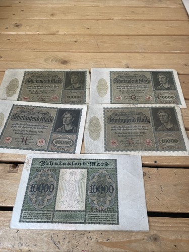 Old german banknotes - 5,