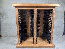 Vintage Solid Wood CD Storage