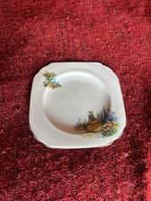 Vintage Crinoline Lady Square