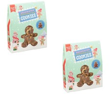 2 x Decorated Christmas