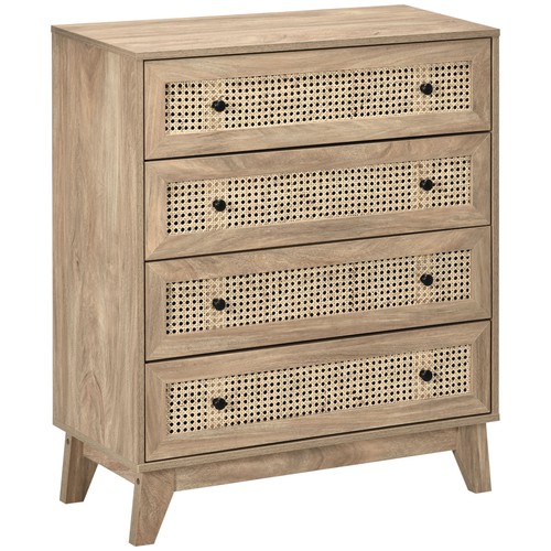 Homcom chest drawers 4 - chest, drawers,
