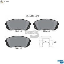 BRAKE PAD SET DISC BRAKE