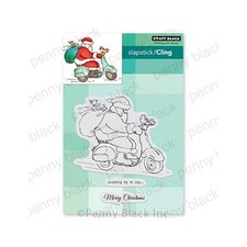 Penny Black Cling Rubber Stamps - Scooting By 40-759