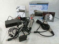 SILVER CREST Karaoke Set Two Microphones DVD Players & TV Boxed