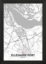 Ellesmere Port UK Framed Wall