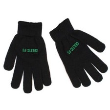 Celtic FC Gloves Knitted Black