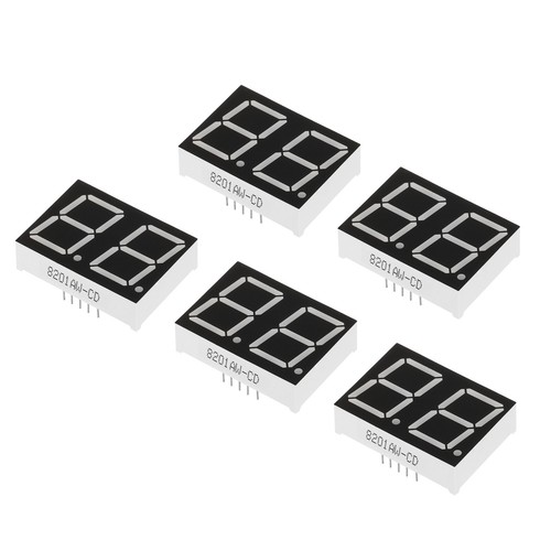 5pcs common cathode - 5pcs, 7