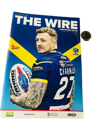Rugby programme warrington - programme,