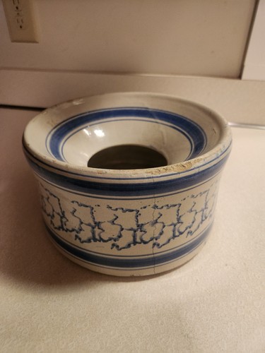 Antique 19th century blue and