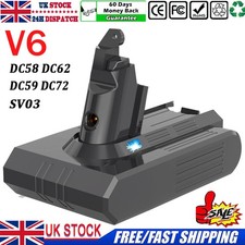 21.6V For Dyson V6 Battery Animal SV03 DC58 DC59 DC61 DC62 Absolute For Fluffy