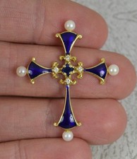 Midnight Sapphire Cross