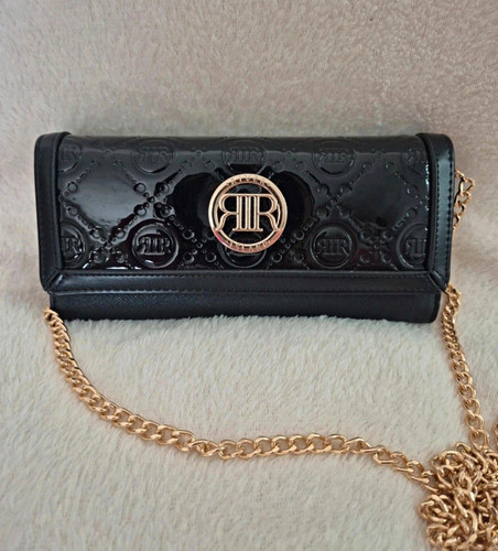 River island embossed black - river,