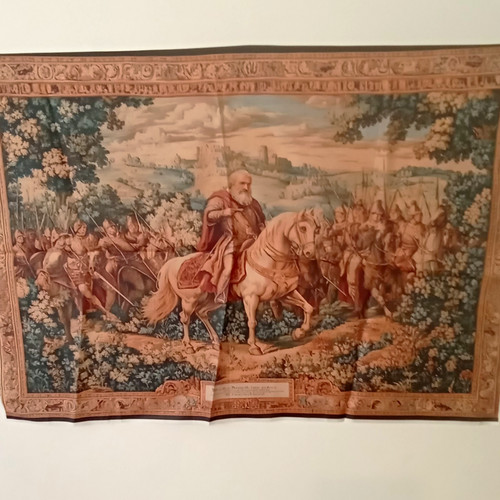 Medieval pictorial tapestry - medieval,