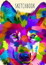 Sketchbook Drawing book Wolf