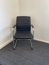 Medium back black cantilever - medium,