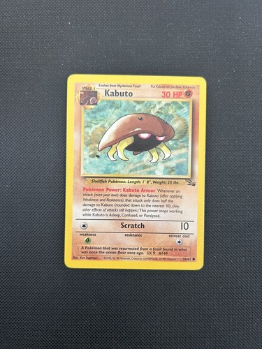 Kabuto base set fossil - kabuto,